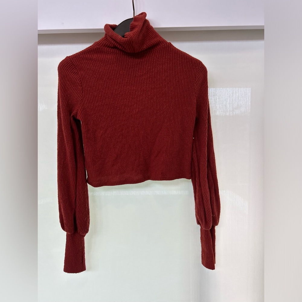 Urban Outfitters Rust Ribbed Sweater